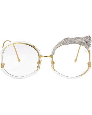 Anna Karin Karlsson Round Optical Rose Et Le Rêve Opt Jade - Natural