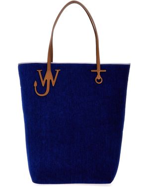 JW Anderson 'tall Anchor Tote' Boodschappentas - Blauw