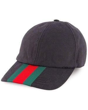 Gucci Gg Supreme Baseball Cap - Blue