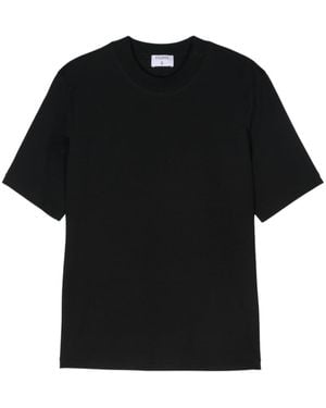 Filippa K Mock Neck Tee - Black
