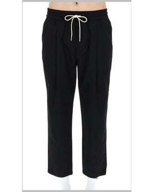 Drole de Monsieur Cropped Trousers - Black