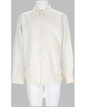 Our Legacy Ceremony Viscose Stripe Shirt - White