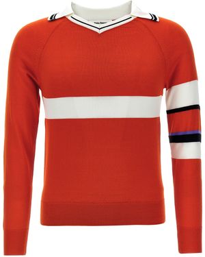 Wales Bonner Calm' Sweater - Red