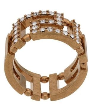 Versace Sleutelhanger Met Kristal - Metallic