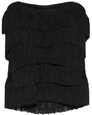 Norma Kamali Strapless Tanktop - Zwart