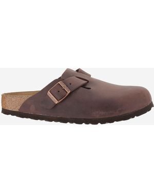 Birkenstock Boston Maultiere - Braun
