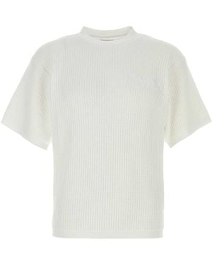 Magliano Cotton Waffle T Shirt - White