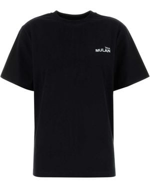 Coperni Cotton X Disney Mulan T-Shirt - Black