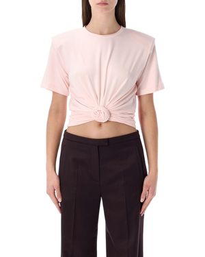 Magda Butrym T-Shirts und Polos Pink - Blau