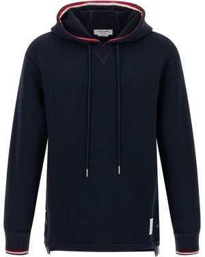 Thom Browne Rwb Tape Hoodie - Blau