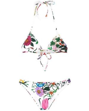 Gucci Floral Swimwear - White
