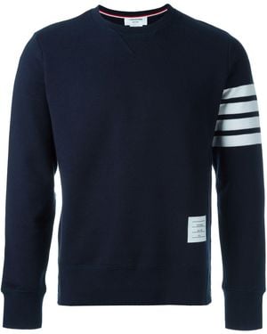Thom Browne Cotton Sweatshirt - Blue