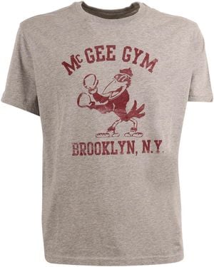 Bl'ker Biker Biker T-shirt Mc Grafica "mcgee Gym" - Grijs