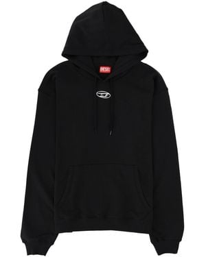 DIESEL Felpa -Norm-Hood-Iod" - Black