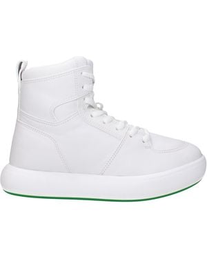 Bottega Veneta Trainers Tennis Uomo Pelle Bianco/Parrocchetto - White