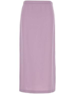 Gucci Crepe Skirt - Purple