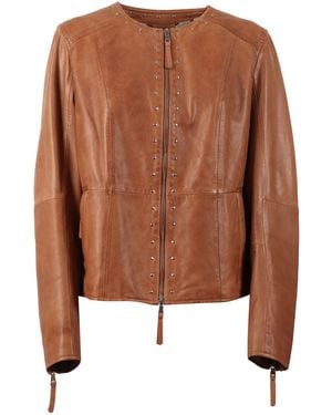 Bully MujerChaqueta De Cuero - Marrón