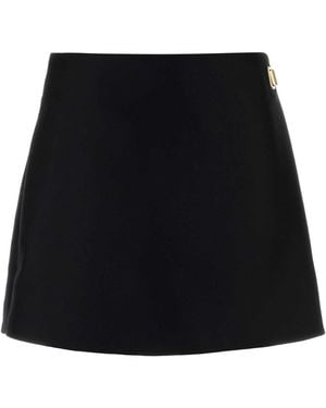 Balenciaga A-Line Mini Skorts - Black