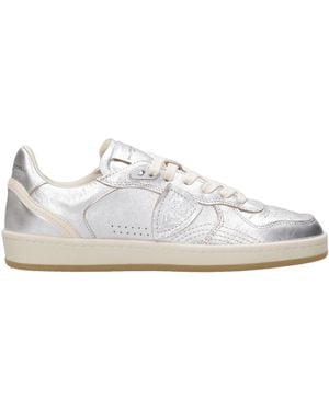 Philippe Model Sneakers Silber - Weiß