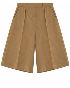Max Mara Bermuda Kaki - Natural