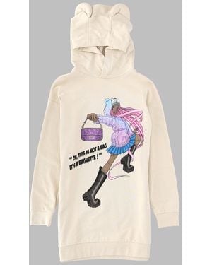 Fendi Hoodie Dress - Natural