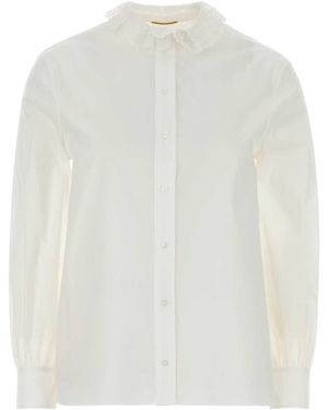 Saint Laurent Certified Cotton Shirt - White