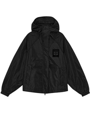 Ganni Jacket With Logo - Black