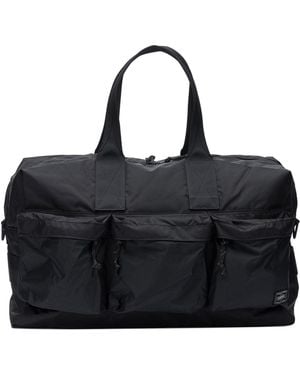 Porter-Yoshida and Co "Force 2 Way" Duffle Bag - Black