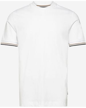 BOSS Katoenen T-shirt - Wit