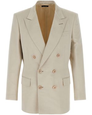 Tom Ford Double-Breasted Blazer - Natur