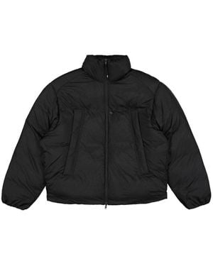 Y-3 Nylon Kurzdown -Jacke - Schwarz
