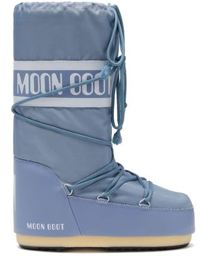 Moon Boot Icon Laarzen Met Logoprint - Blauw