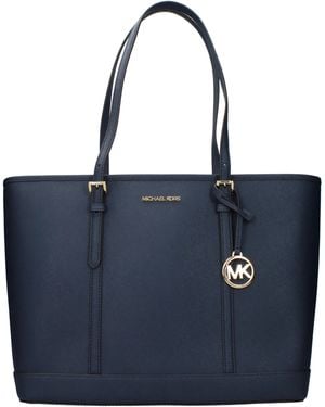 Michael Kors Shoulder Bag/ Leather - Blue