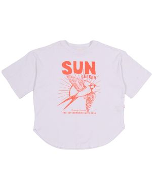 AO76 Mädchen-T-Shirts True T-Shirt Vogel - Pink