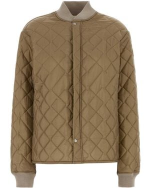Maison Margiela Nylon Bomber Jacket - Brown