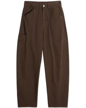 Lemaire Twisted Workwear Pants - Brown