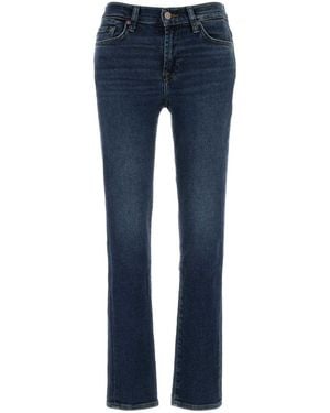 7 For All Mankind Stretch Denim Roxanne Jeans - Blue