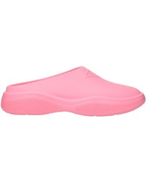 Prada Ciabatte E Zoccoli Mellow Donna Gomma Rosa/Begonia - Pink