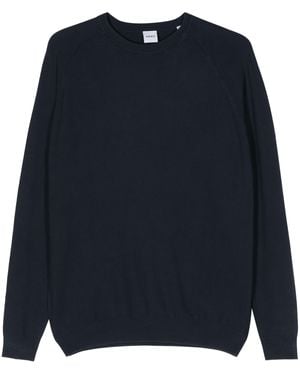 Aspesi Pikee-Pullover Aus Baumwolle - Blau