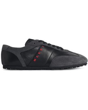 Marni 'Softy Soccer' Baskets Lear noires et grises