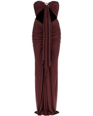 Christopher Esber Maxi Dress With Bezel Detail - Purple