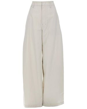 Lemaire Essential Trousers - White