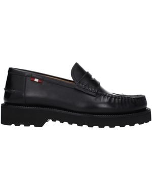 Bally Mocassini Noah Man Skin Black - Zwart