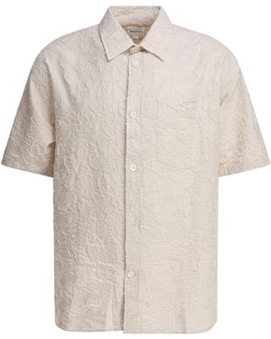 Norse Projects Nordprojekte MO Übergroße Fil Coupé SS Shirt - Weiß
