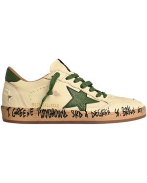 Golden Goose Goldene Gänse -Turnschuhe weiß