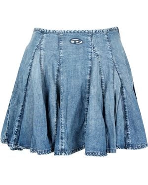 DIESEL Faldas Denim Medio - Azul