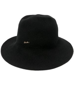 Borsalino Angelina Wool Blend Cloche - Black