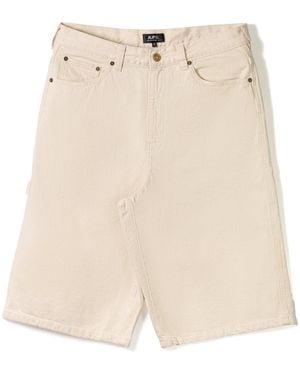 A.P.C. Five-Pocket Shorts With Hammer Loop - Natur