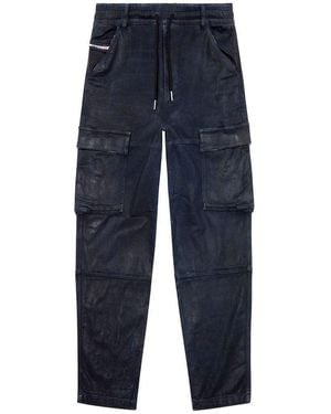 DIESEL Straight Trousers - Blue