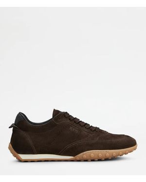 Tod's Suède Sneakers - Bruin
